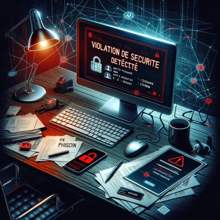ERREURS COURANTES À ÉVITER EN MATIÈRE DE SÉCURITÉ INFORMATIQUE, Généré par DALL-E